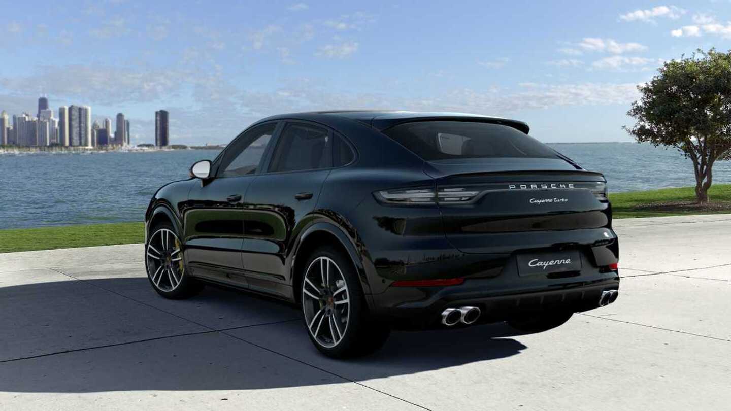 Фото Порше Кайен Купе Черного Цвета — Фото Картинки