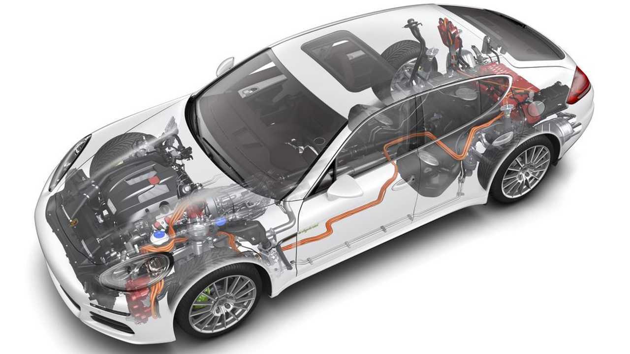 See-Through Image of Panamera Plug-In Hybrid