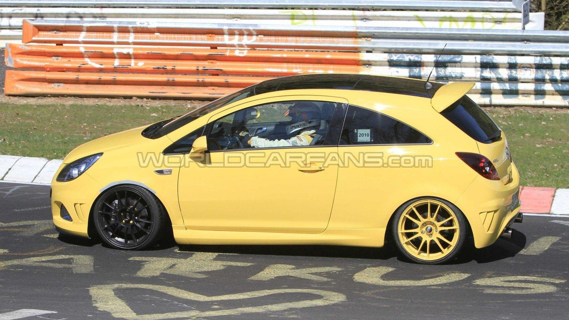 Opel Corsa Opc Nurburgring Edition Spy Photo Nurburgring Nordschleife Germany 27 04 010