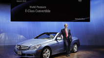 2010 Mercedes E-Class Cabriolet World Debut at North American International Auto Show in Detroit