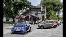smart fortwo e forfour, le prime foto