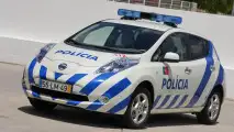 La Nissan Leaf della polizia portoghese