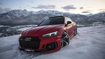 Audi RS5 kış foto çekimi