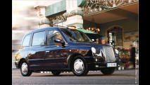 London Taxi fliegt ab