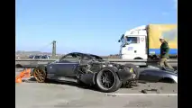 Crash auf der Autobahn