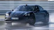 Porsche Taycan EV drift rekoru
