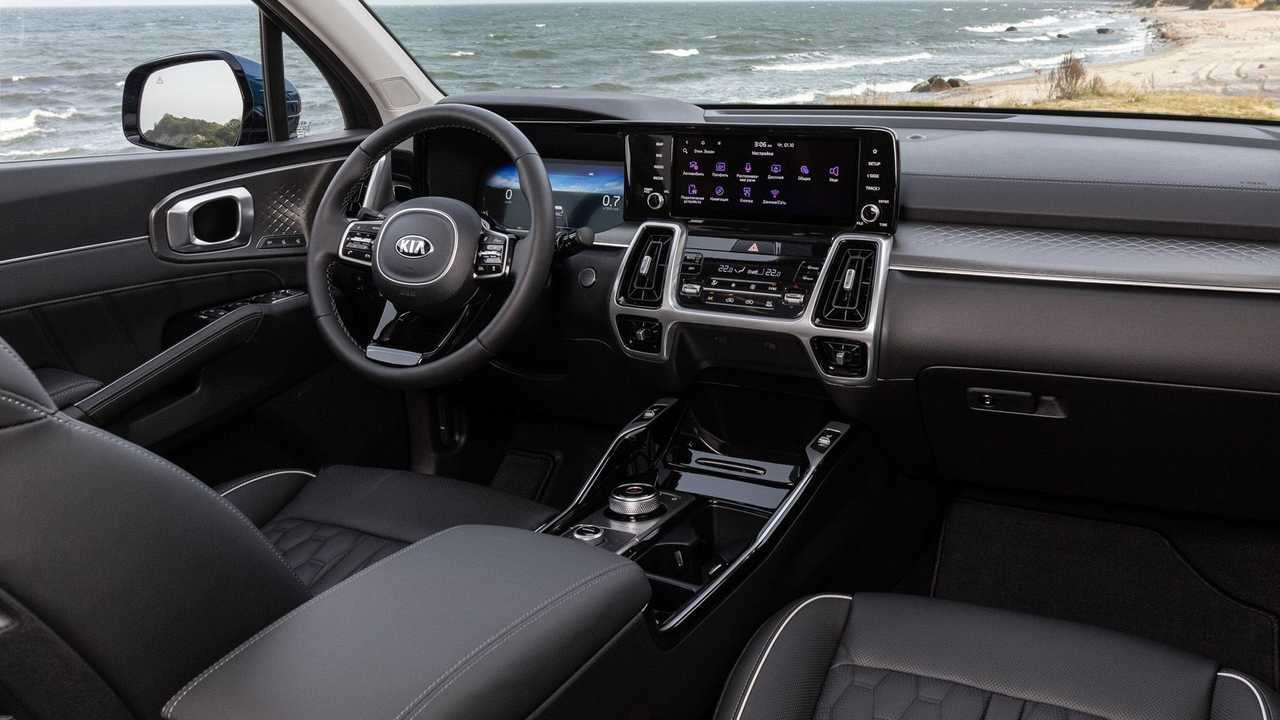 Новый Kia Sorento для России, интерьер