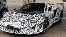 McLaren Sabre Spy Shots Dreiviertel
