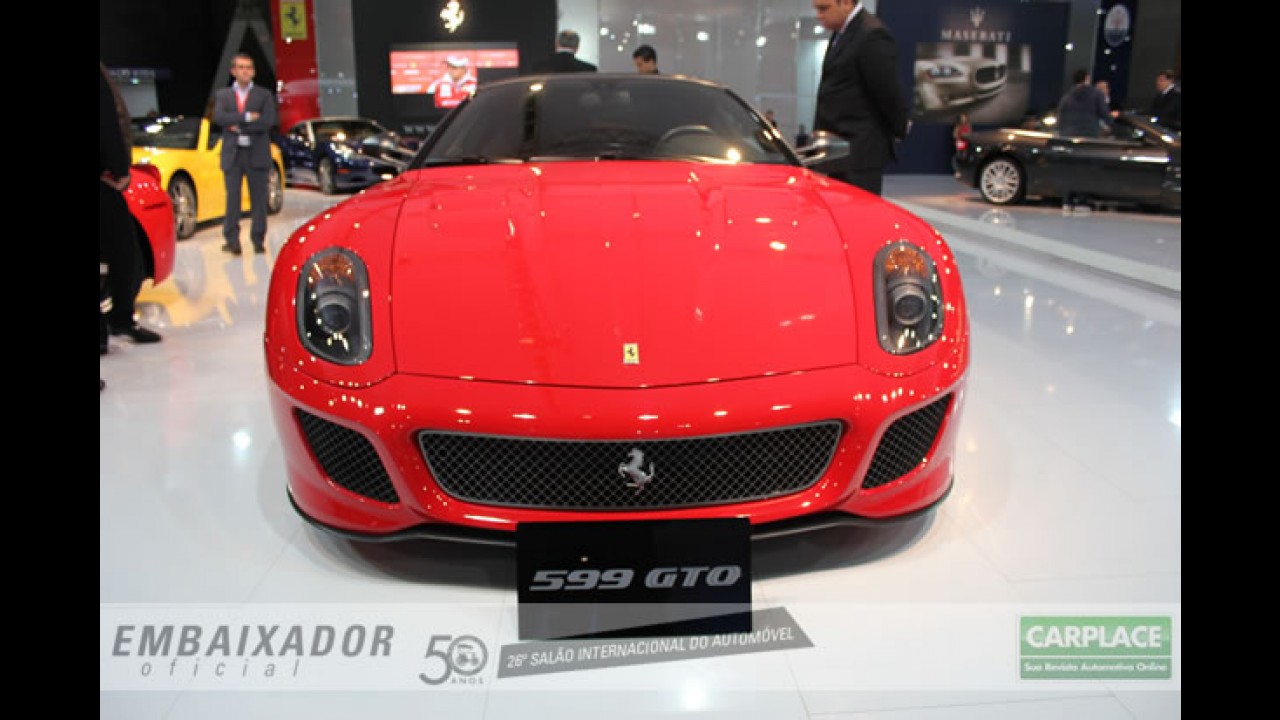 Para babar: Ferrari 599 GTO é um dos destaques no Salão do Automóvel