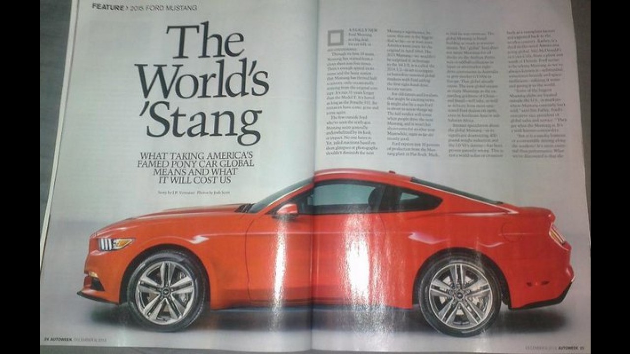 Vazou: este é o novo Mustang global que pode vir ao Brasil em 2016