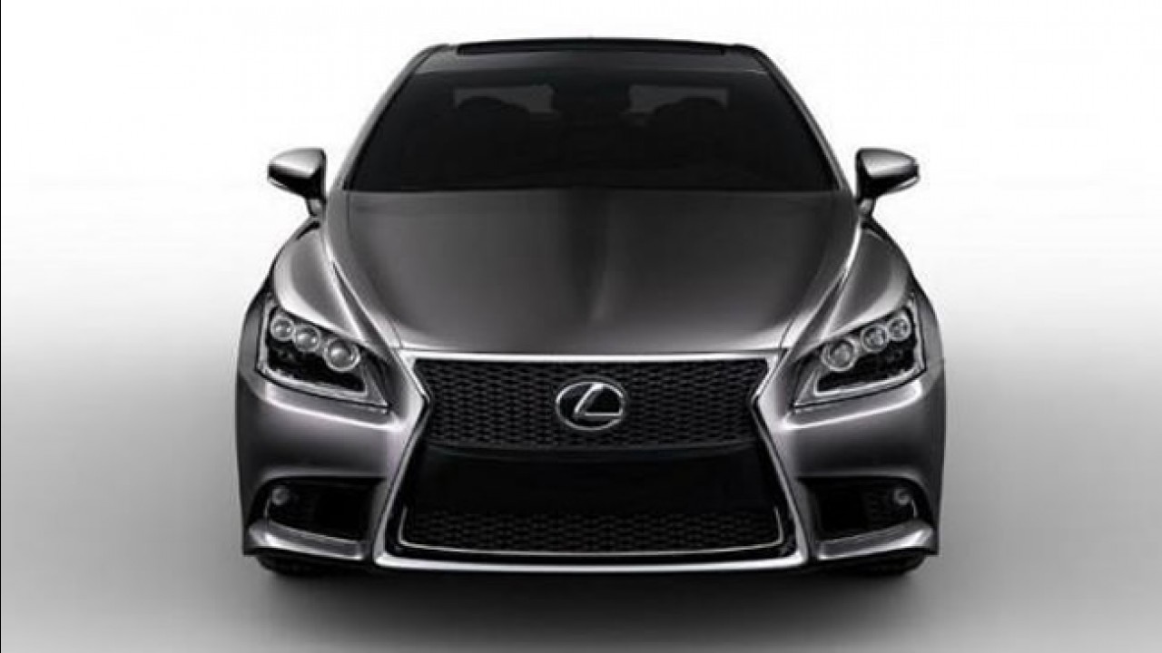 Novo Lexus LS 2013 tem imagem divulgada