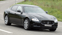 Maserati Quattroporte mule spied testing new engine 05.10.2011