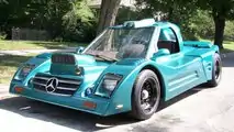 Selbstgebautes Mercedes-Rennauto