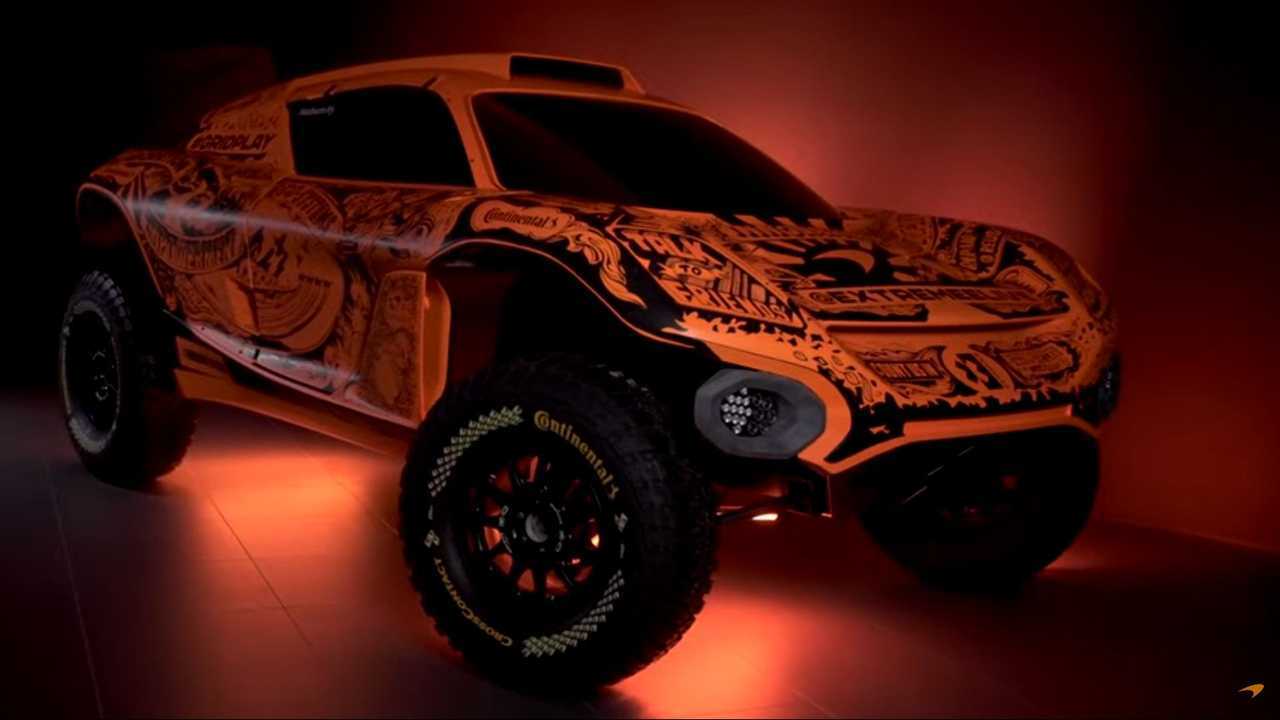 McLaren Racing's Extreme E SUV launch livery teaser