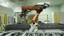 Produção de baterias na fábrica da Svolt