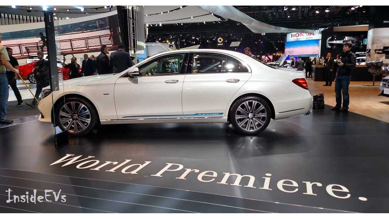 Mercedes E 350e From Its Debut At The 2016 NAIAS (InsideEVs/Tom Moloughney)