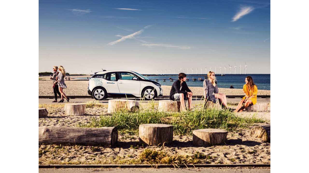 The all-electric BMW i3 now also available at DriveNow car sharing in Copenhagen and interconnected with public transport