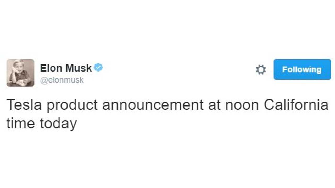 Elon Musk Tweet