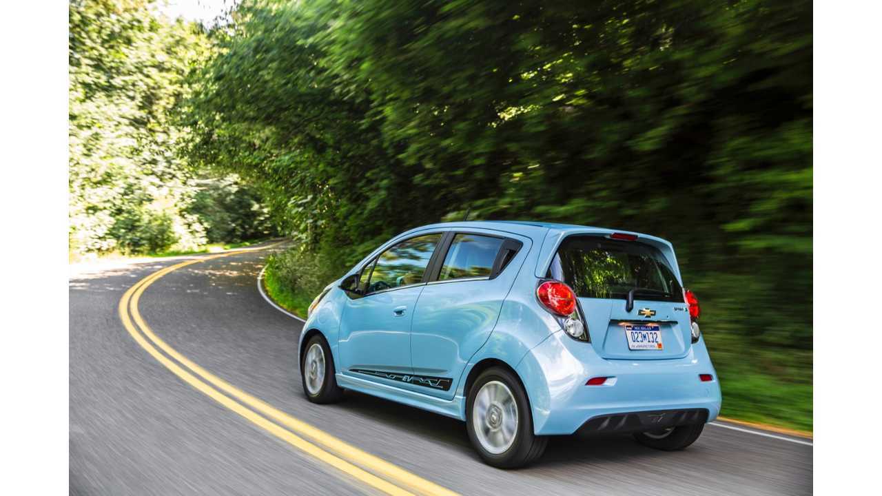 The Chevrolet Spark EV - the king of price per mile ranking