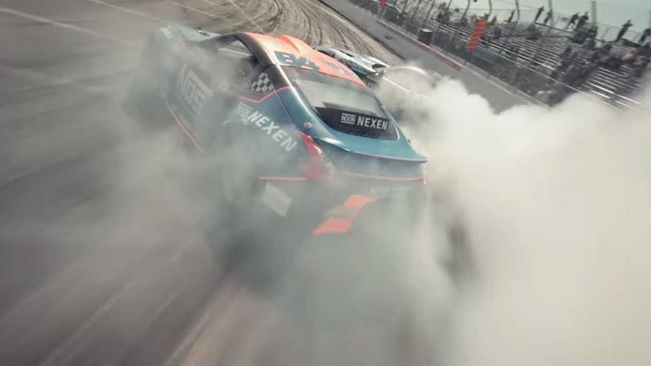 Drift filmé par drone