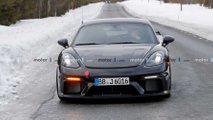 Porsche 718 Cayman GT4 RS, fotos espía.