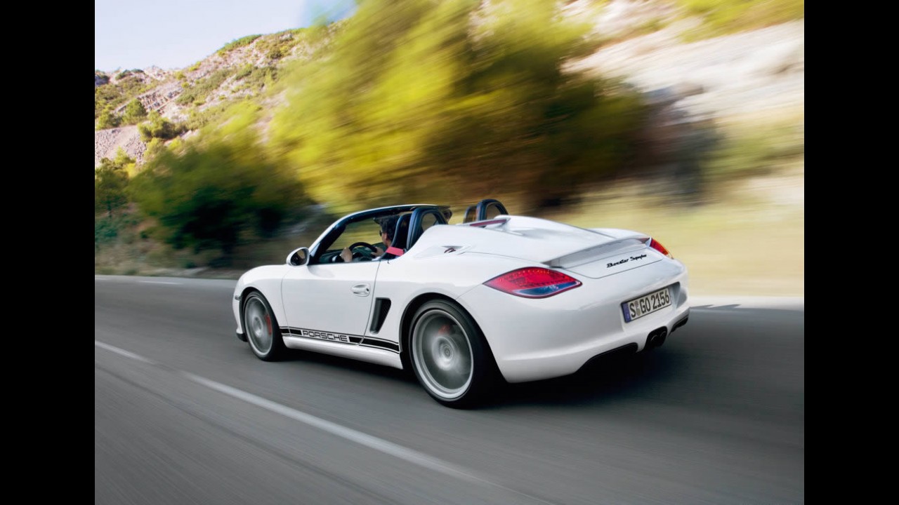 Porsche revela detalhes do Boxster Spyder 2010