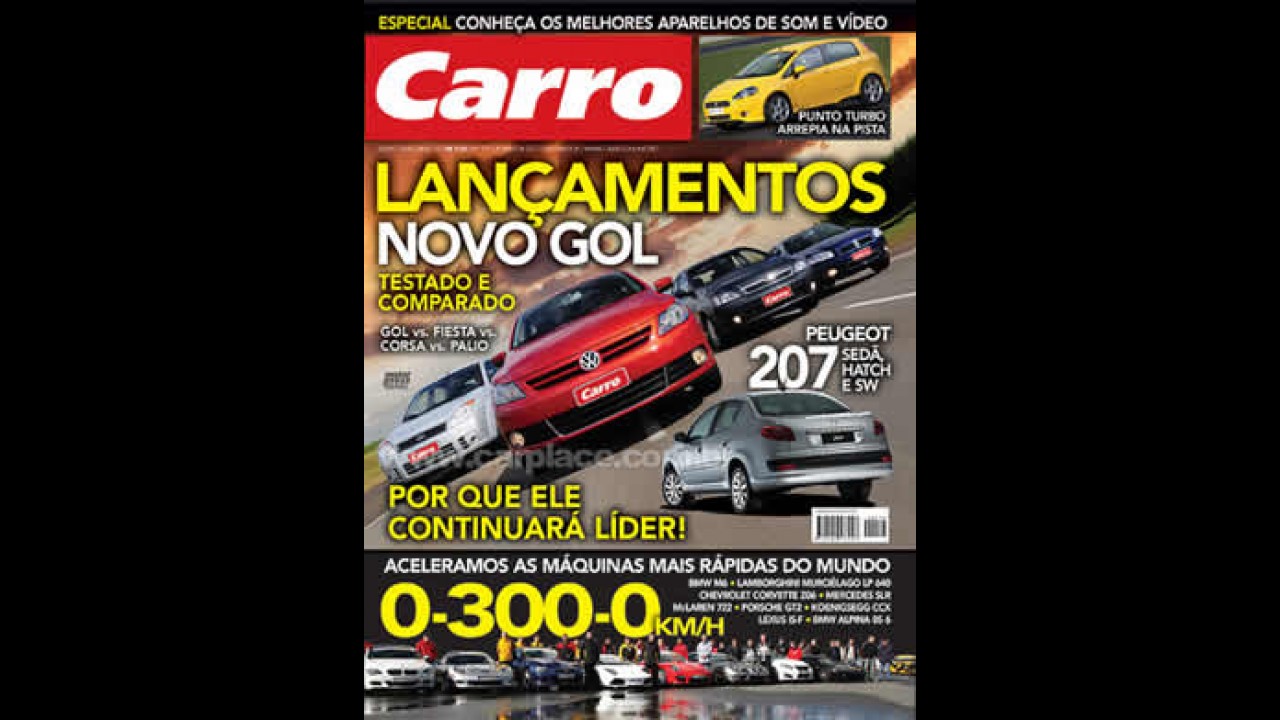 Revista CARRO de Julho chega às bancas dia 25/06 já com o NOVO GOL G5