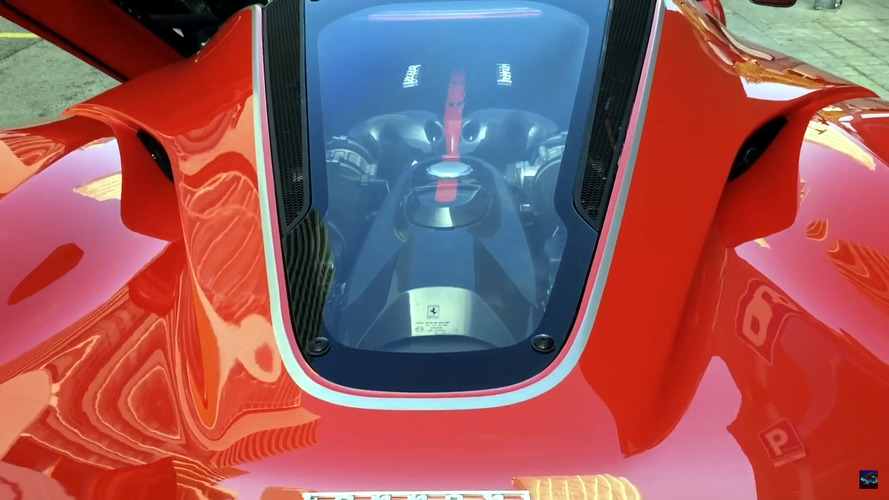 Ferrari LaFerrari Aperta on the road