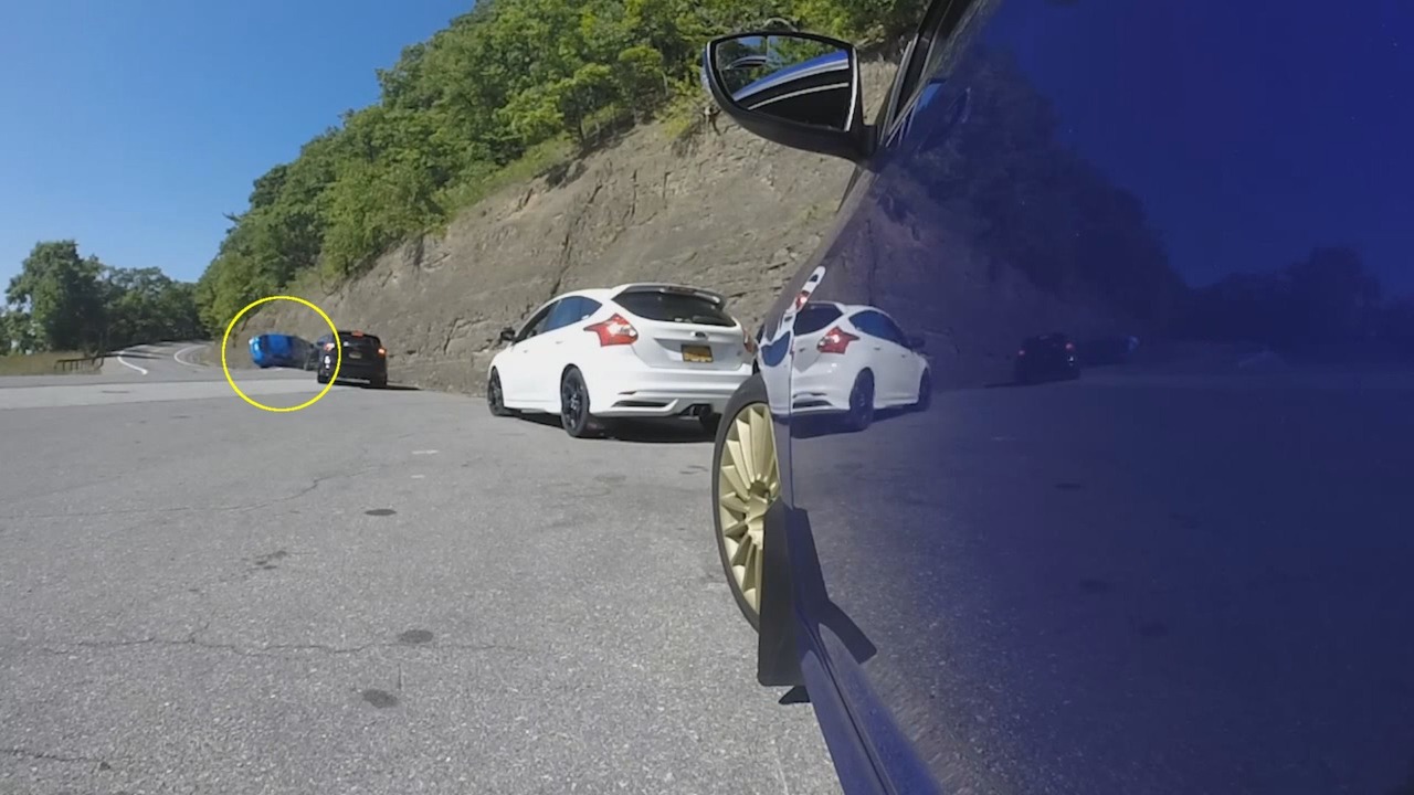 Ford Focus RS drift fail