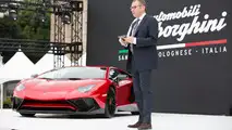 Lamborghini carbon fiber exhibit