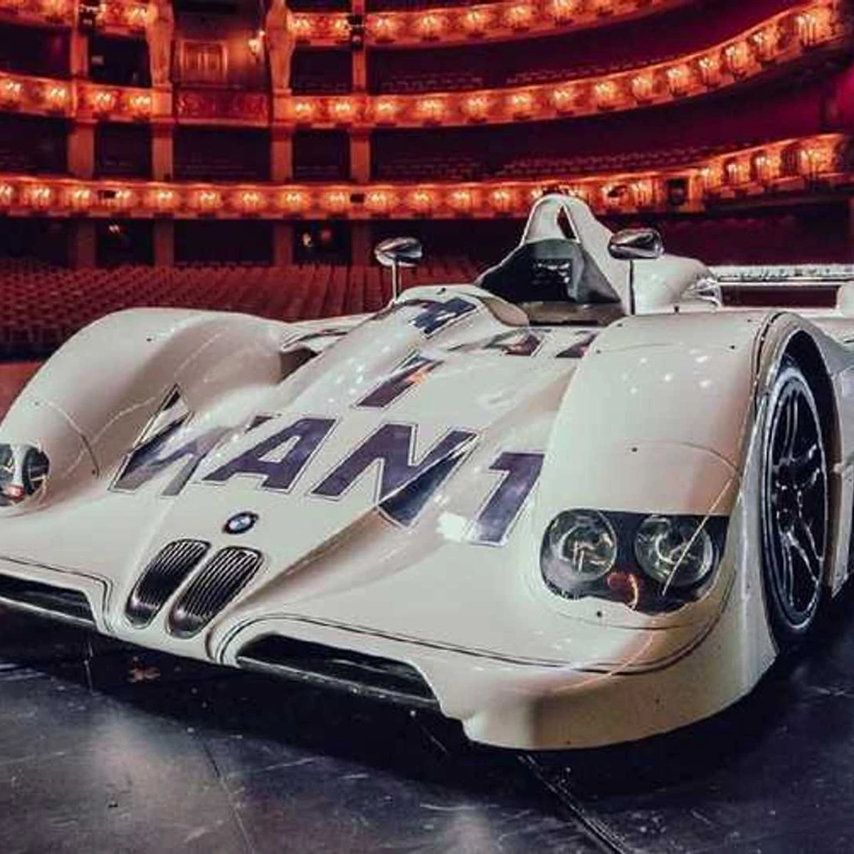  V12 LMR Art Car Museum Edition アートカー BMW's Strangest Art Car Displayed Inside Munich Opera House