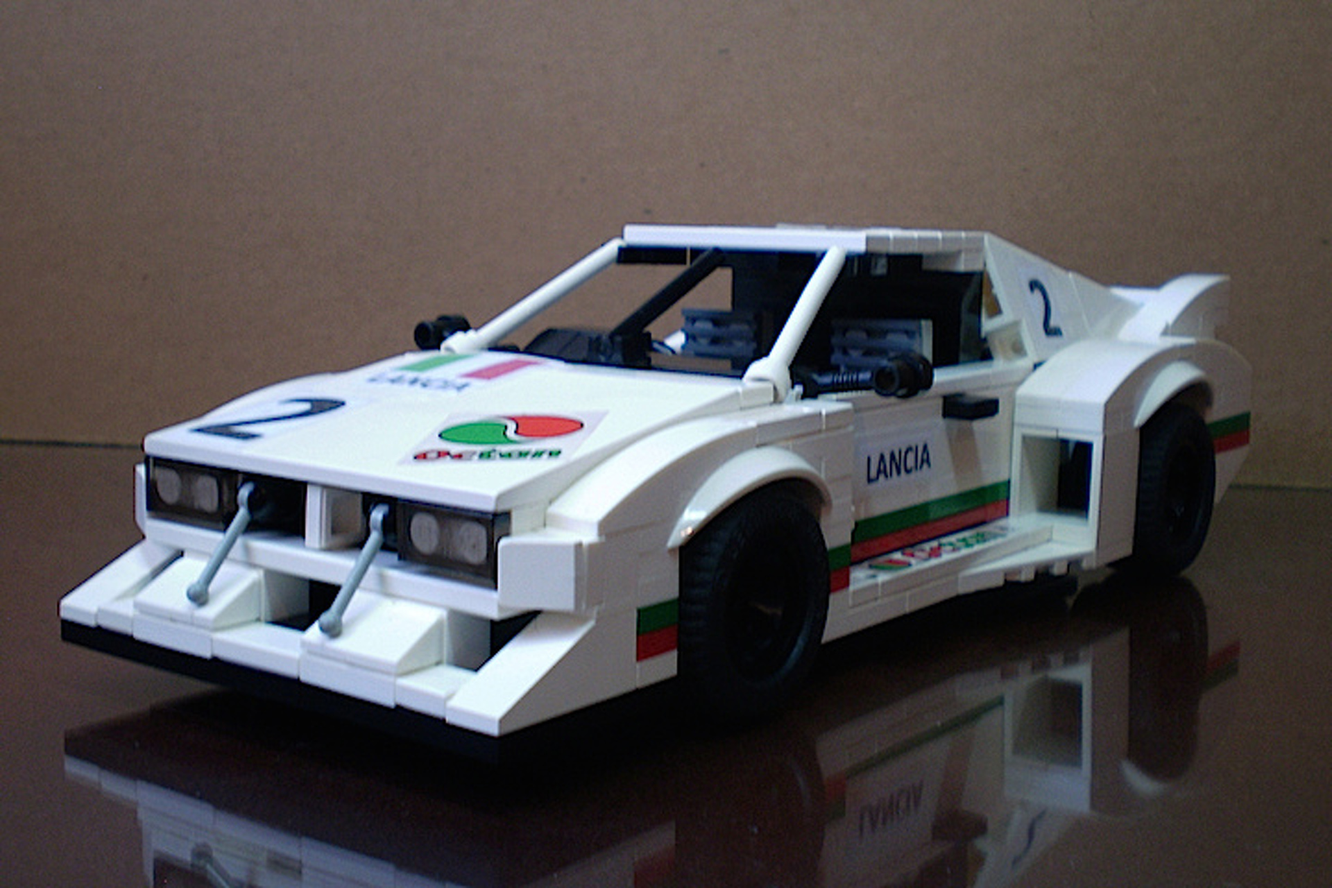 LEGO Lancia Montecarlo Racecar is Boxy Perfection