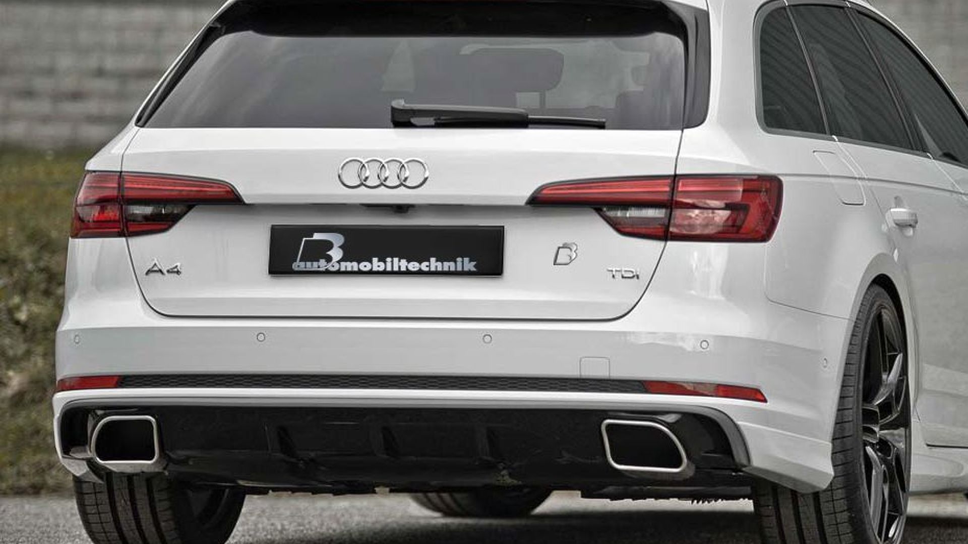 16 Audi Avant Gets Tuner Power Fat Exhaust Tips