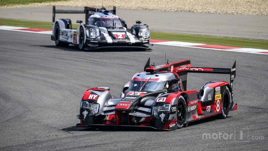 #8 Audi Sport Team Joest Audi R18 e-tron quattro: Lucas di Grassi, Loic Duval, Oliver Jarvis