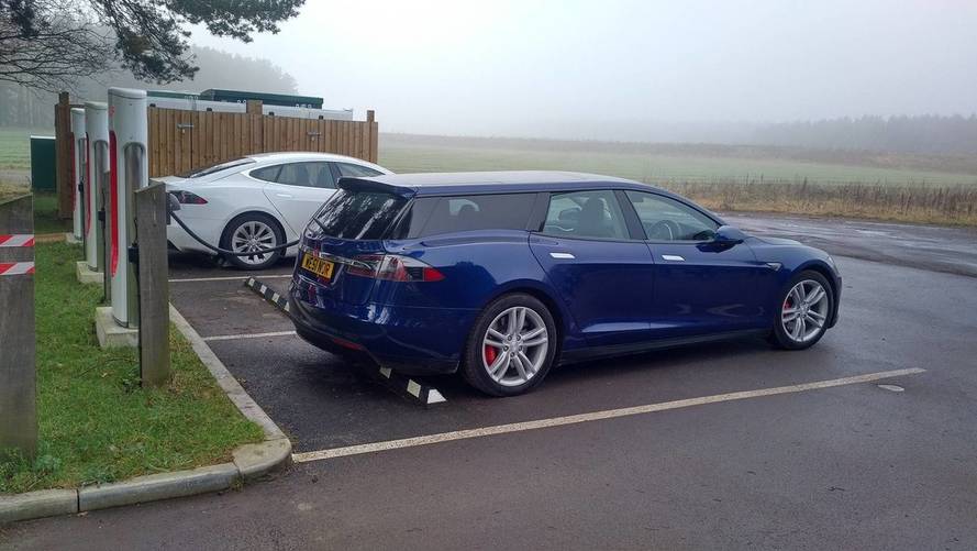 Tesla Model S break Qwest