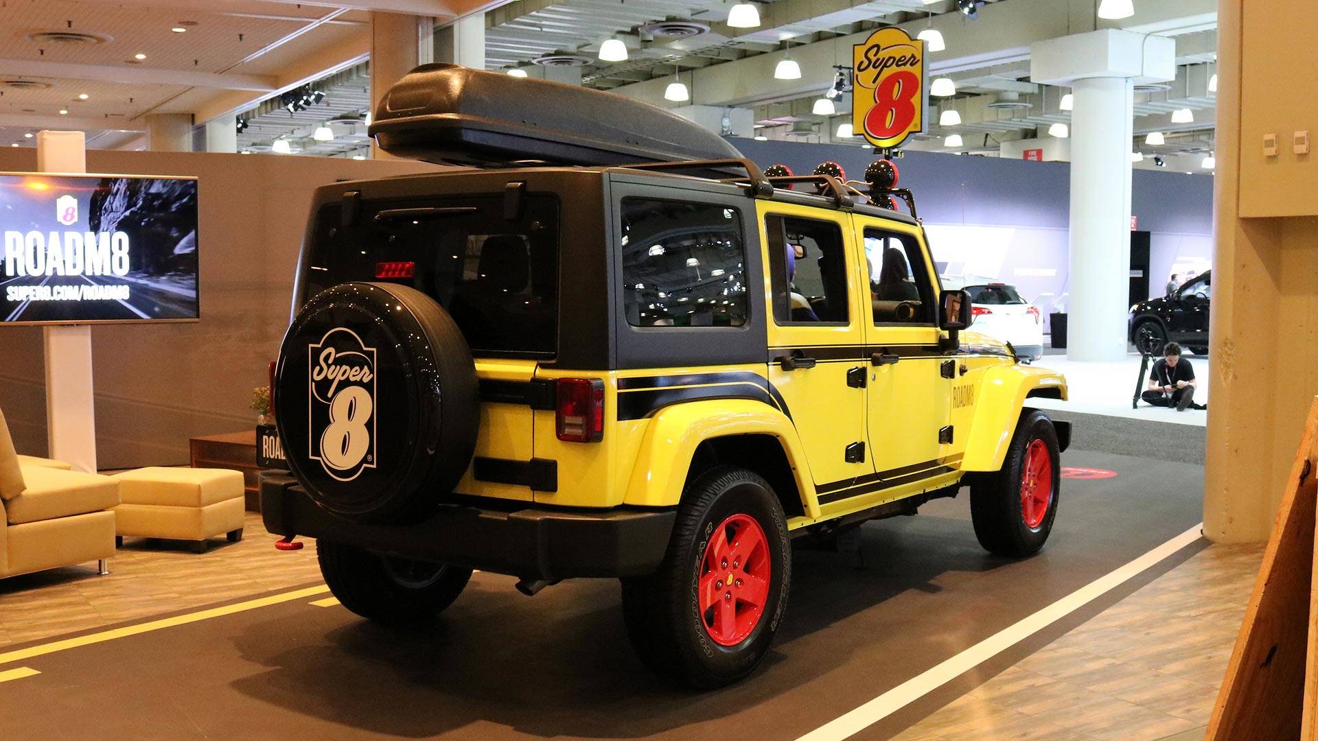 Super 8 Has A Custom Jeep In NY That Makes Ronald McDonald Jealous