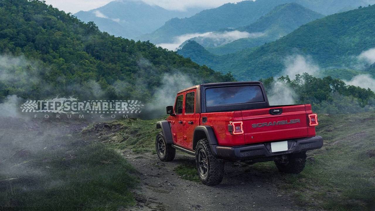 2020 Jeep Scrambler Rendering