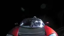 Tesla Roadster Im Weltraum