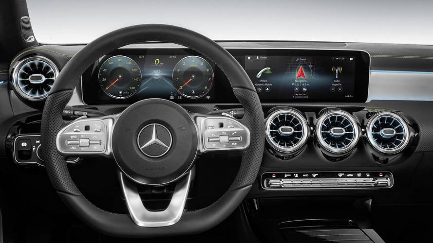 2018 Mercedes A Serisi iç mekan detayı