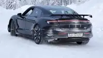High-performance Porsche Taycan spy photo