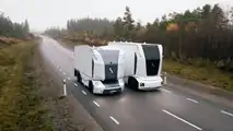 Einride Gen 1 and Gen 2 Rigid Large autonomous electric trucks
