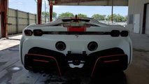 Ferrari SF90 Stradale inondée