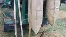 Gli albori della trebbiatura meccanica