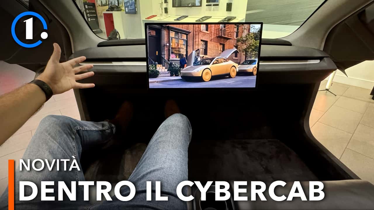 Tesla Cybercab interni