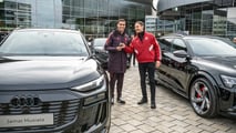 Audi Fahrzeugübergabe an die Spieler des FC Bayern München 2024