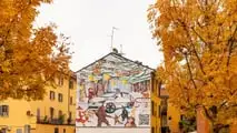 La fresque murale purificatrice d'air de Volvo à Milan Portanueva
