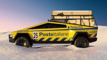 El Tesla Cybertruck de correos de la Poste Italiane