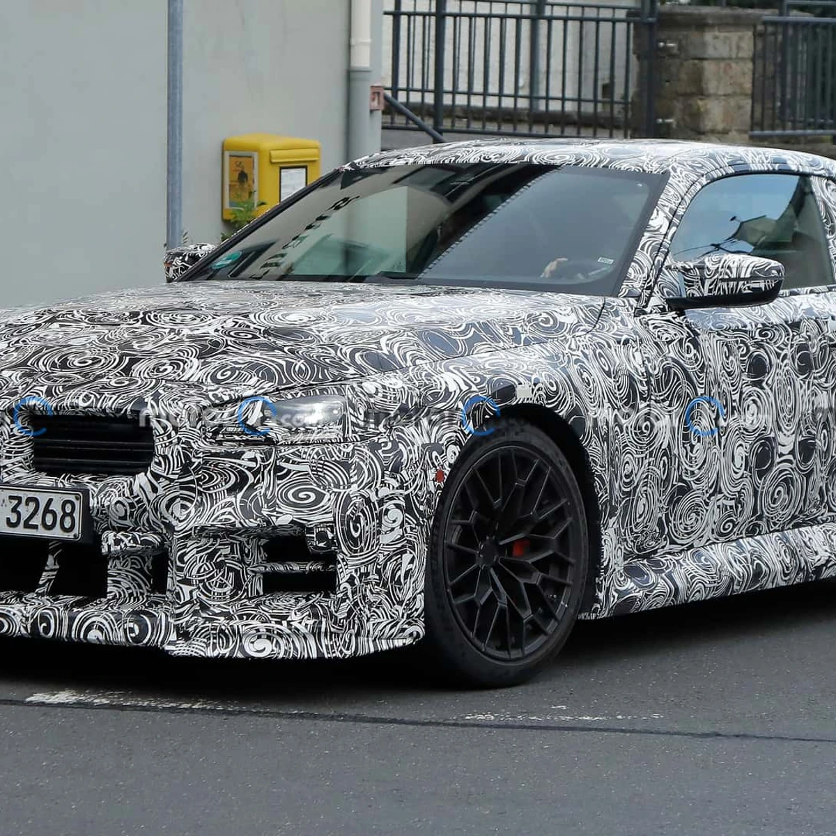 2025 BMW M2 CS Spied Up Close Looking Mean Under Camo