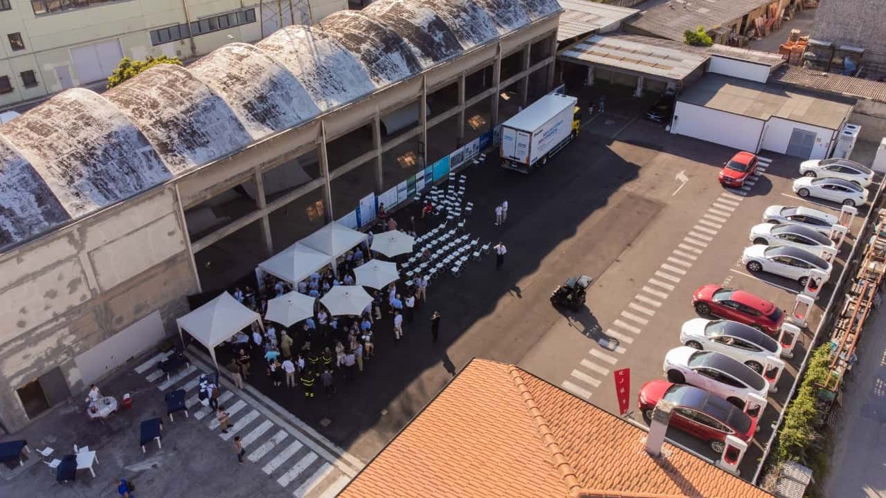 La stazione di ricarica di Ricarica di Vado Ligure