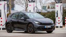 Cupra Born at Ionity fast charging station